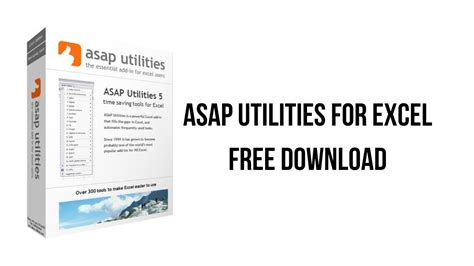 ASAP Utilities for Excel Free Download